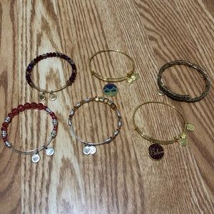 Alex And Ani bracelet stack